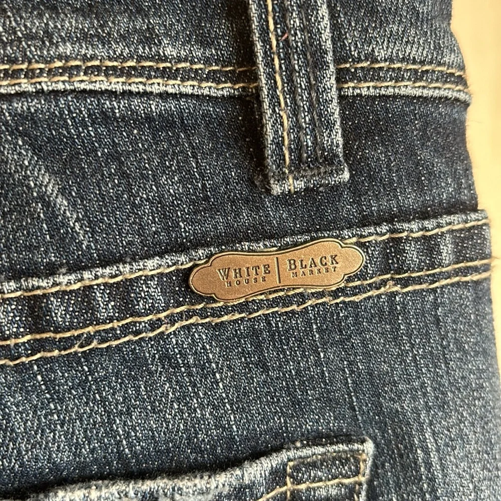 White House Black Market Blanc Jeans Size 12R - Picture 7 of 7